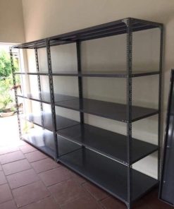 Kệ Sắt V Lỗ 5 tầng: Cao 2m, dài 1.2m, rộng 0.6m