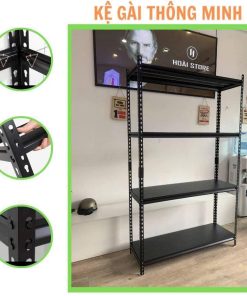 kệ sắt cao 2m dài 1m rộnng 30 4 mâm