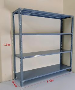 kệ sắt H1500 x L1500 x W400 x 4 Tầng