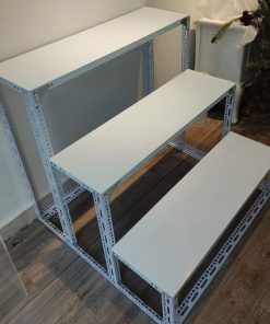 kệ sắt bậc thang cao 30-60-90 sàn dài 30x1m