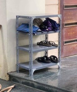 kệ sắt v lỗ để giày dép cao 80 dài 60 rộng 30 4 mâm